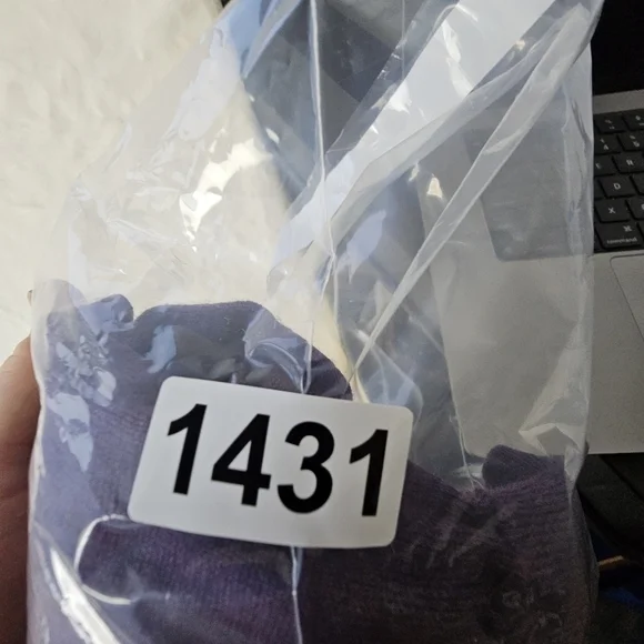 Toscano sweater mens large 100%  Merino wool Pullover  Purple made in Italy - Picture 11 of 11